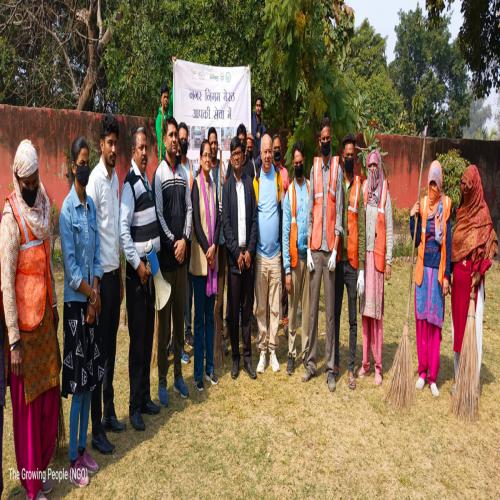 संस्था और नगर निगम दवारा स्वच्छता अभियान चलाया गया||